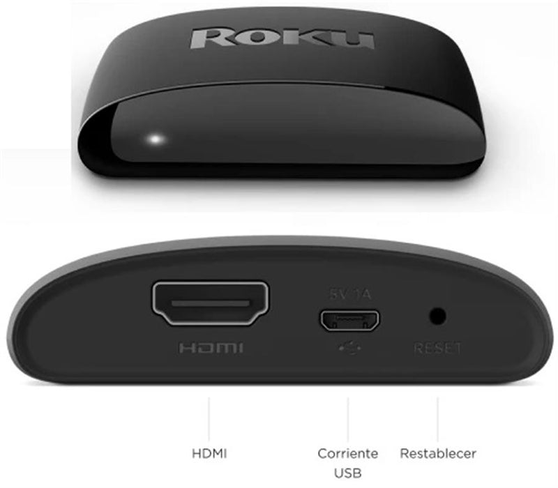 Roku Express 3960r Hd Dispositivo De Streaming tu tv en smart tv con Control Remoto Estándar