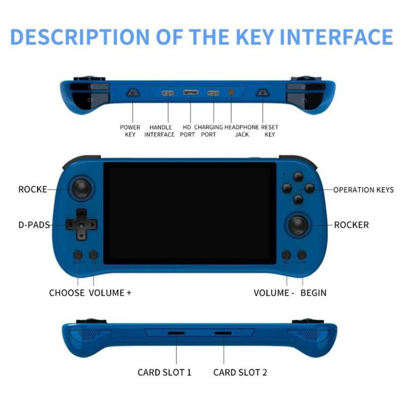 Consola Emulador Powkiddy x55 de 128 Gb programada lista para Jugar