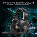 Audífonos Gamer Diadema Inalámbrica Onikuma K19 Luz Rgb Led Para Xbox PS5 Pc