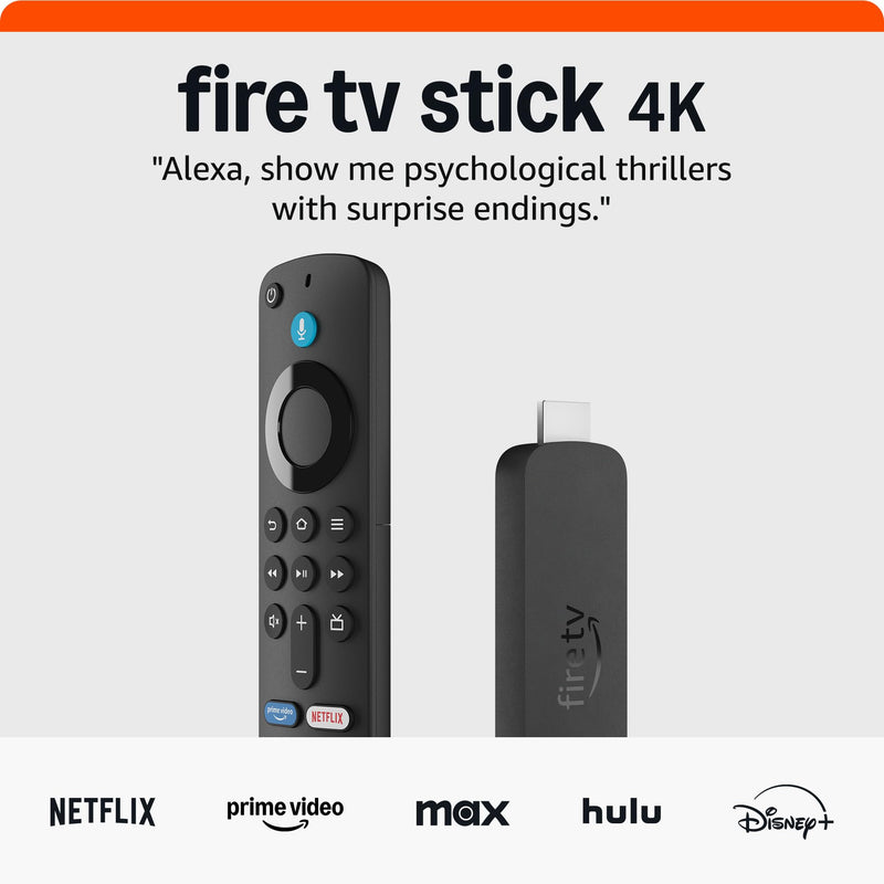 Amazon Fire TV Stick 4K – Streaming Ultra HD rápido y fácil para tu TV