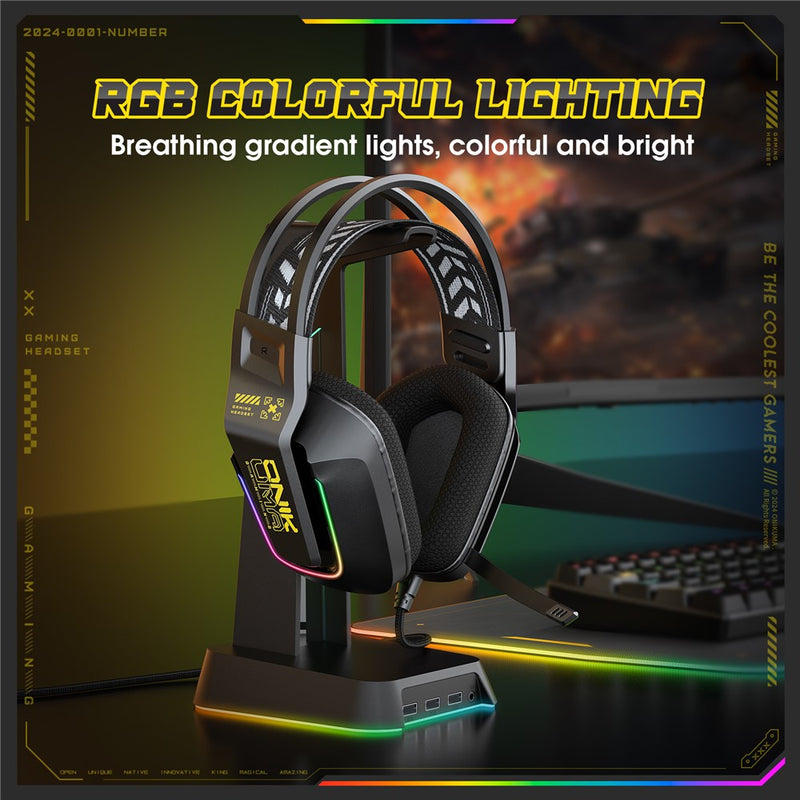 Auriculares Onikuma X13 Gaming 3.5mm Led Para Pc Ps5 Xbox