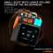 Parlante Metalico Bluetooth Con Pantalla Tactil Dk08 Rgb