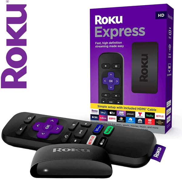 Roku Express 3960r Hd Dispositivo De Streaming tu tv en smart tv con Control Remoto Estándar