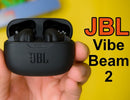 JBL Vibe Beam 2 – Auriculares inalámbricos con cancelación de ruido y sonido JBL Pure Bass