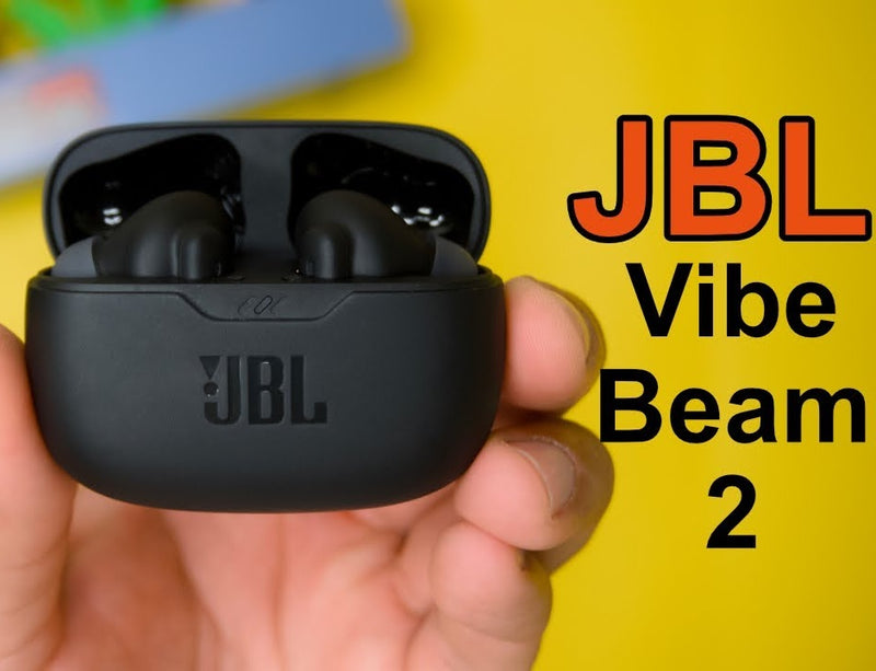 JBL Vibe Beam 2 – Auriculares inalámbricos con cancelación de ruido y sonido JBL Pure Bass