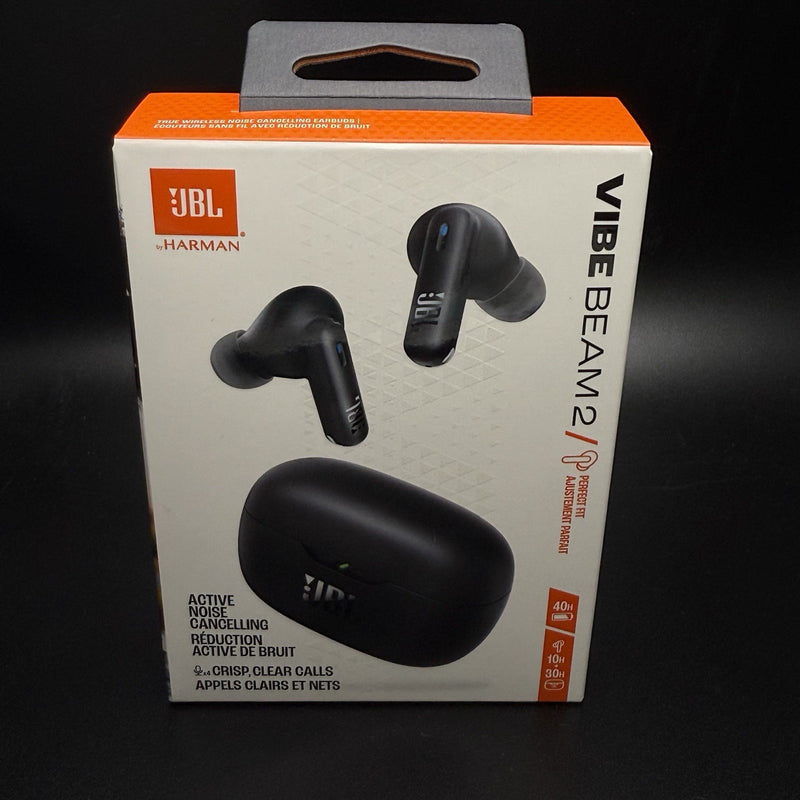 JBL Vibe Beam 2 – Auriculares inalámbricos con cancelación de ruido y sonido JBL Pure Bass