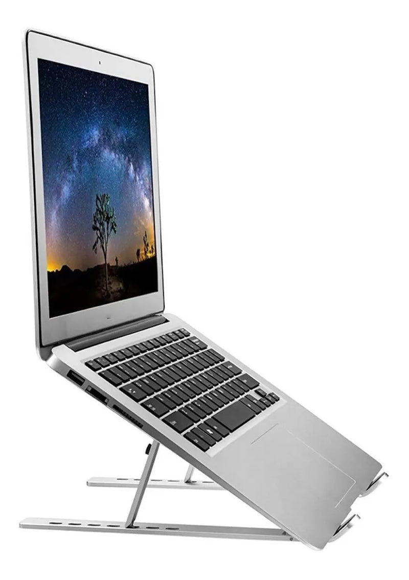 Base Soporte Aluminio Para Equipo Portatil Macbook Tablet