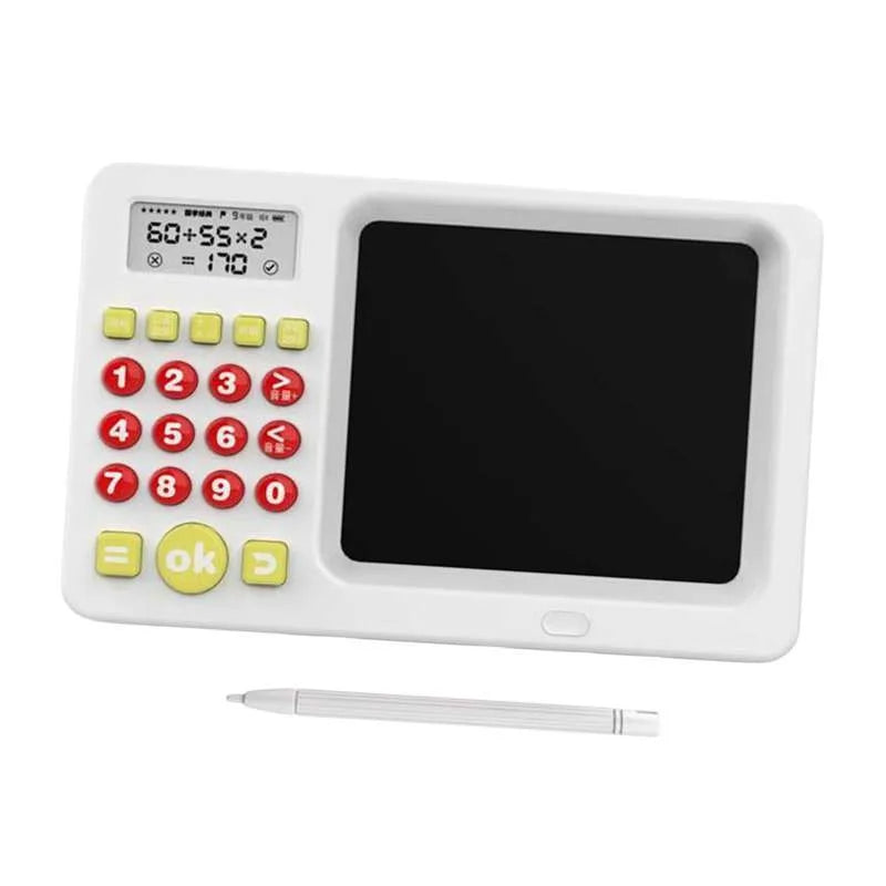 MINI TABLERO DE DIBUJO MAGICO CON CALCULADORA PARA NIÑOS