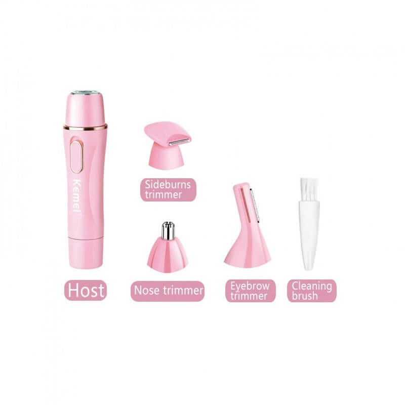 DEPILADOR RECARGABLE USB 4 EN 1 KEMEI KM-2715
