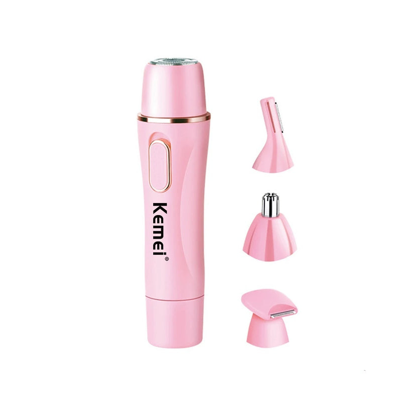 DEPILADOR RECARGABLE USB 4 EN 1 KEMEI KM-2715